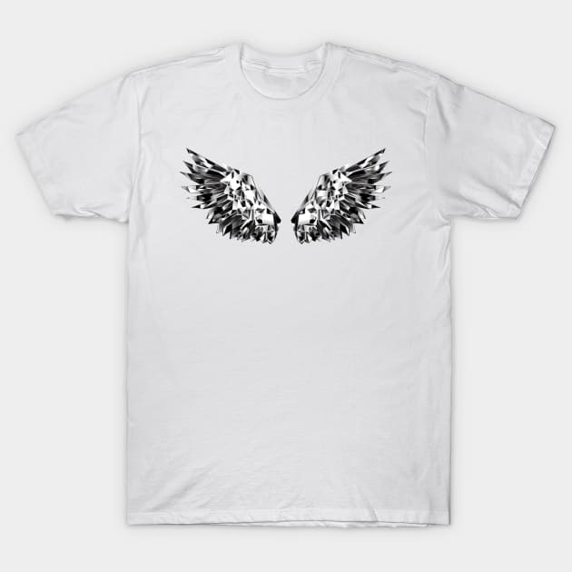 Mirror Wings T-Shirt by Blackmoon9